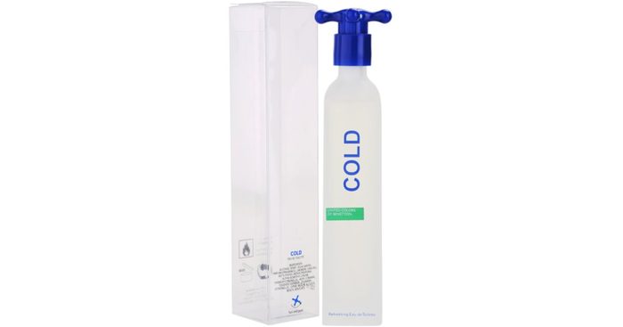 Referencia visual del perfume COLD